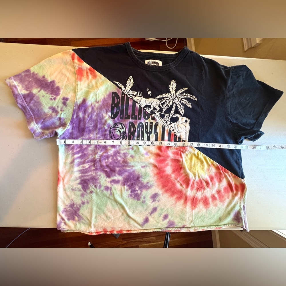 Billionaire Boys Club XL Tie Dye Graphic T-Shirt Black Multicolor Cotton - Picture 5 of 11